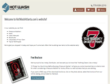 Tablet Screenshot of hotwashatlanta.com